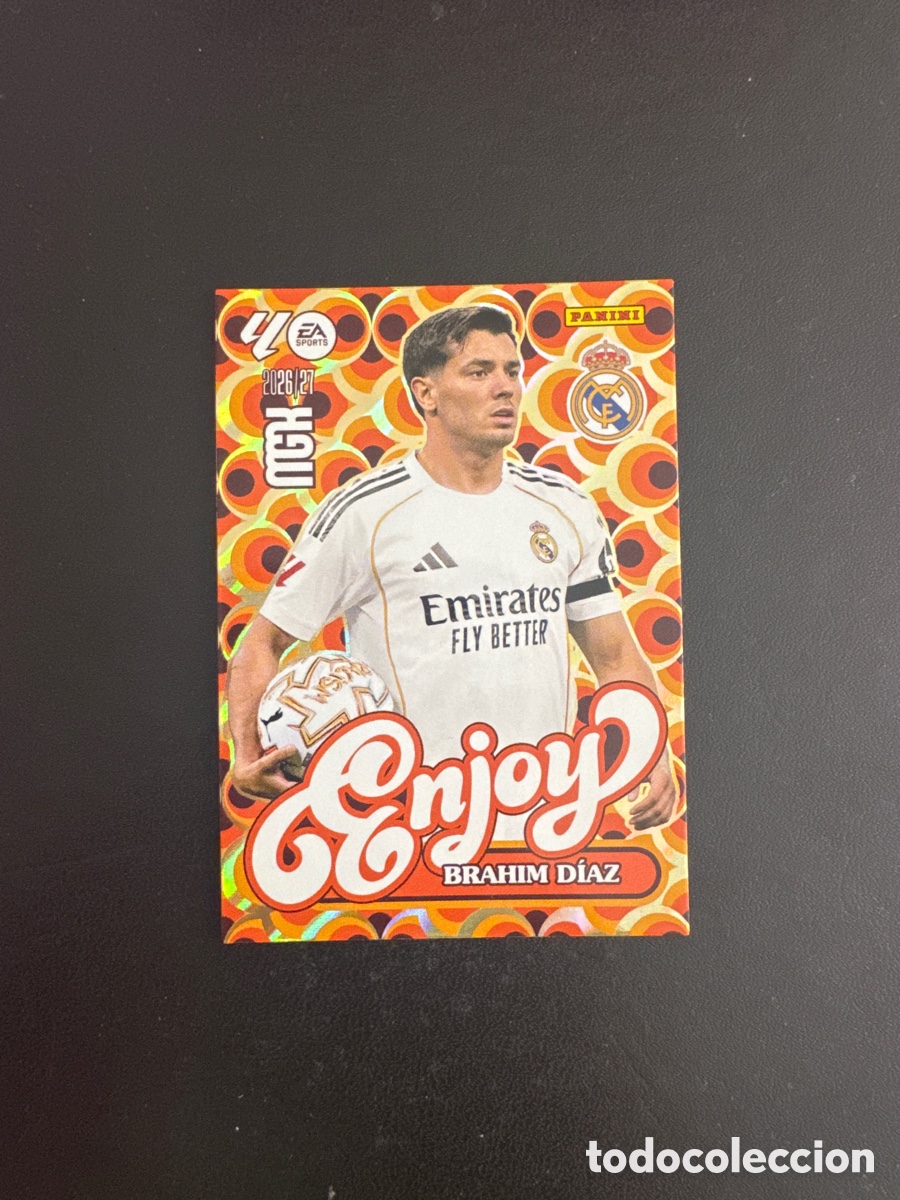 Cromos de f&uacute;tbol: BRAHIM ENJOY NUMERO 380 MEGACRACKS 2026 2027