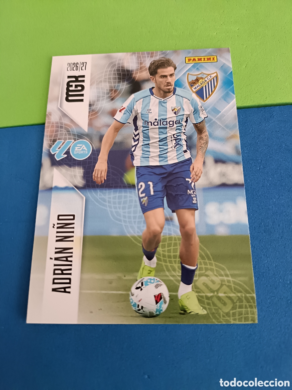 Cromos de f&uacute;tbol: PANINI 2026 2027 MGK MEGACRACKS 25 Aniversario - M&aacute;laga 250 Adri&aacute;n Ni&ntilde;o