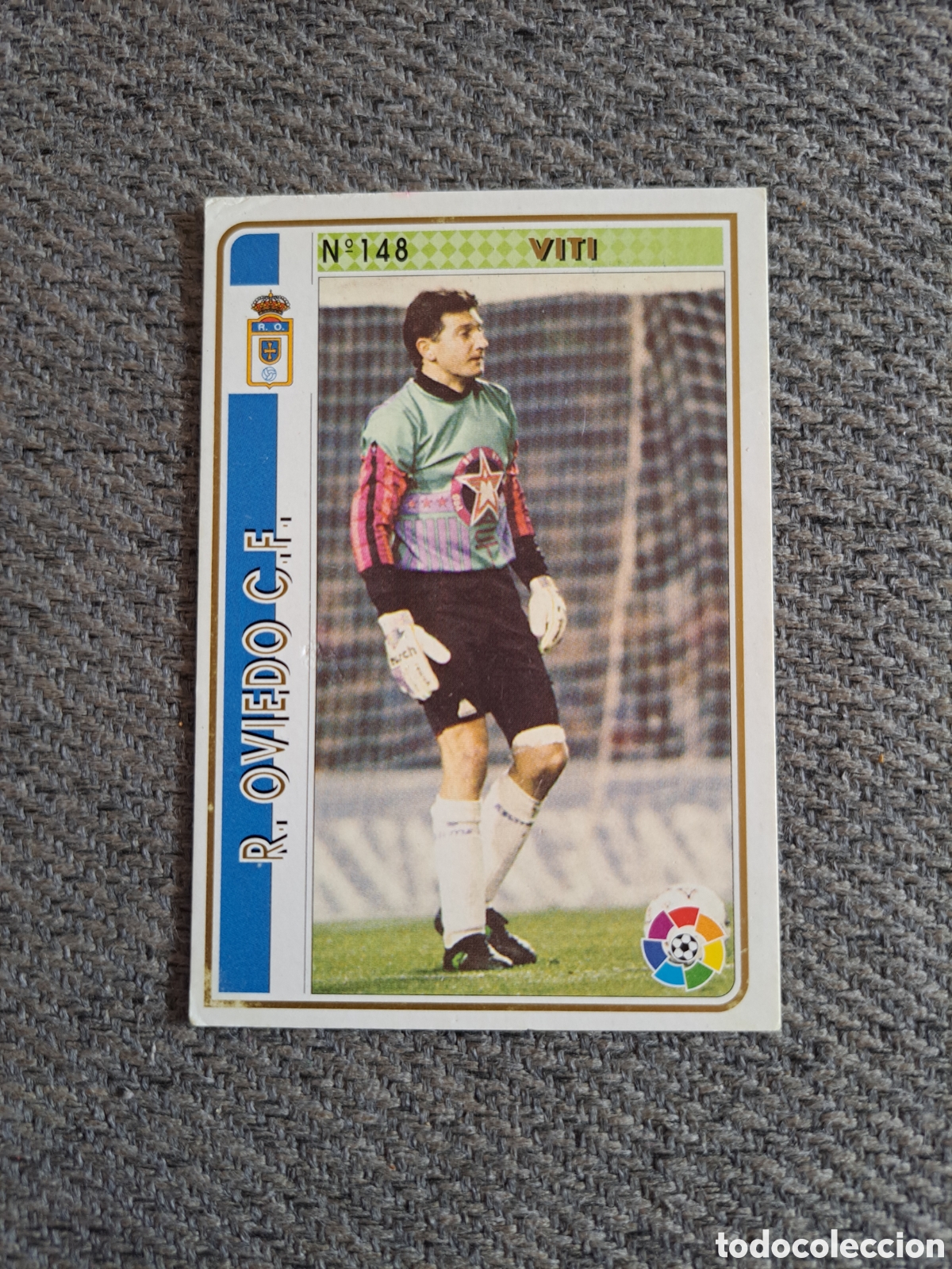 Cromos de f&uacute;tbol: Viti.(N&deg;148) Oviedo. Mundicromo Liga 94-95