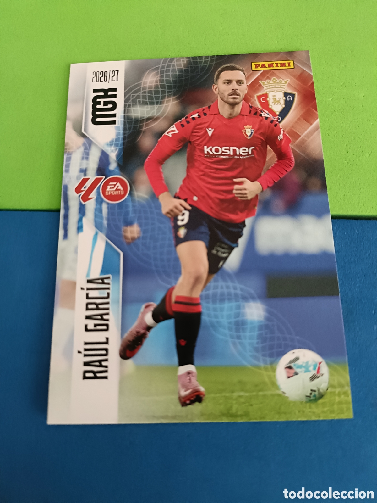 Cromos de f&uacute;tbol: PANINI 2026 2027 MGK MEGACRACKS 25 Aniversario - Osasuna 269 Ra&uacute;l Garc&iacute;a