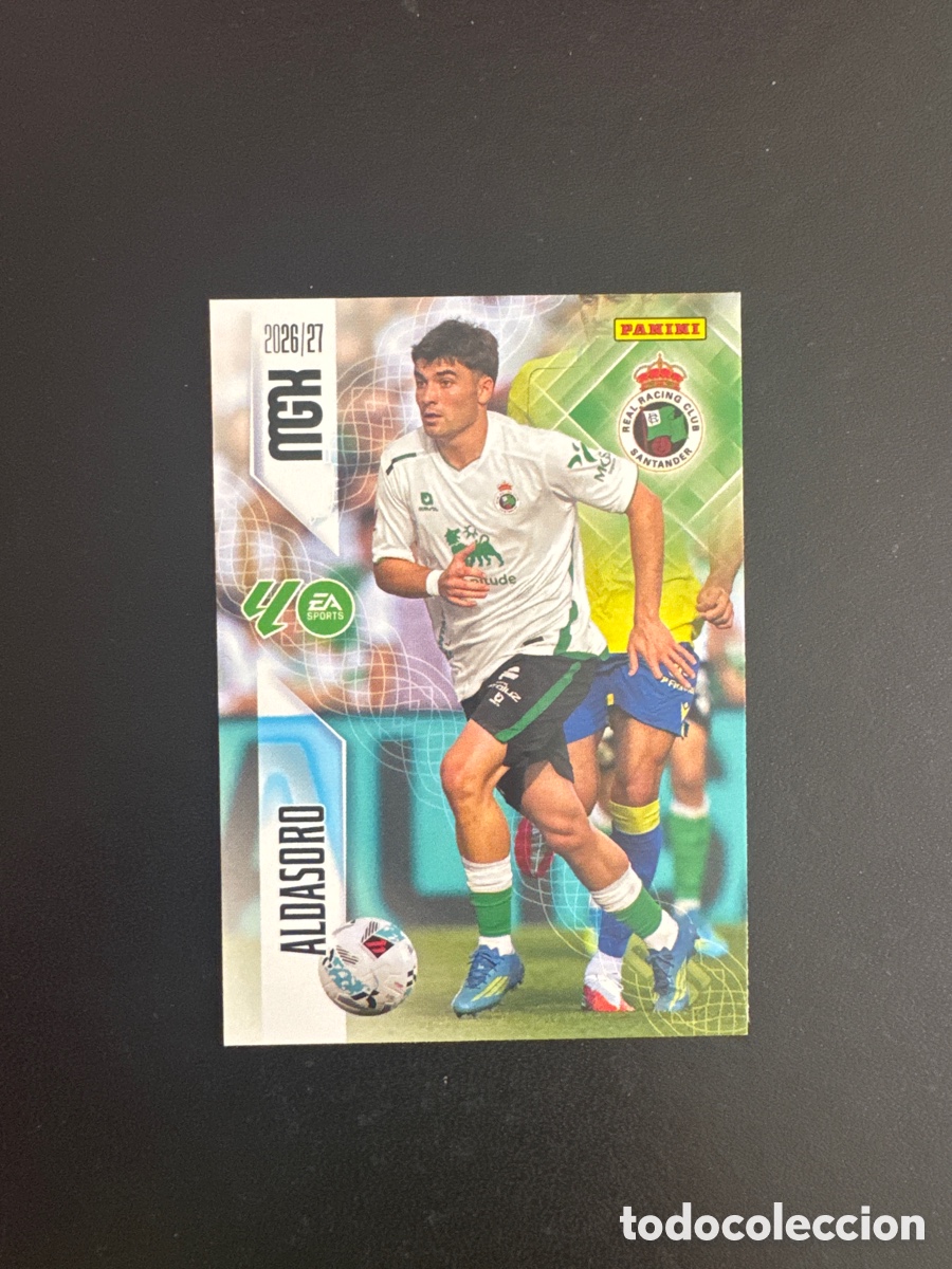 Cromos de f&uacute;tbol: ALDASORO RACING DE SANTANDER NUMERO 283 MEGACRACKS 2026 2027