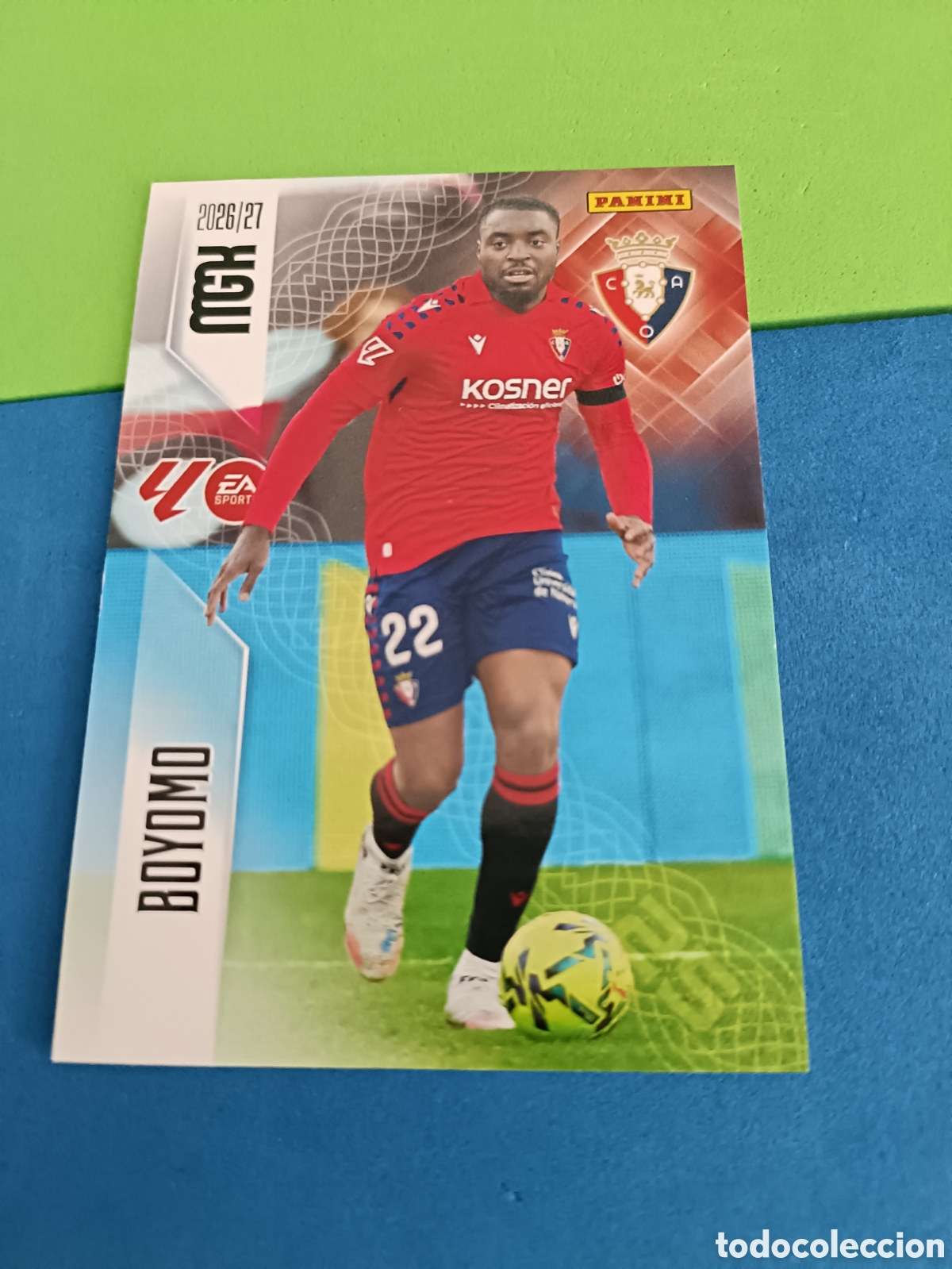Cromos de f&uacute;tbol: PANINI 2026 2027 MGK MEGACRACKS 25 Aniversario - Osasuna 257 Boyomo
