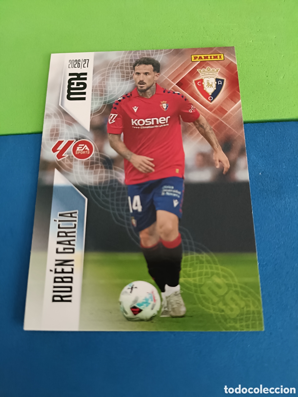 Cromos de f&uacute;tbol: PANINI 2026 2027 MGK MEGACRACKS 25 Aniversario - Osasuna 265 Rub&eacute;n Garc&iacute;a
