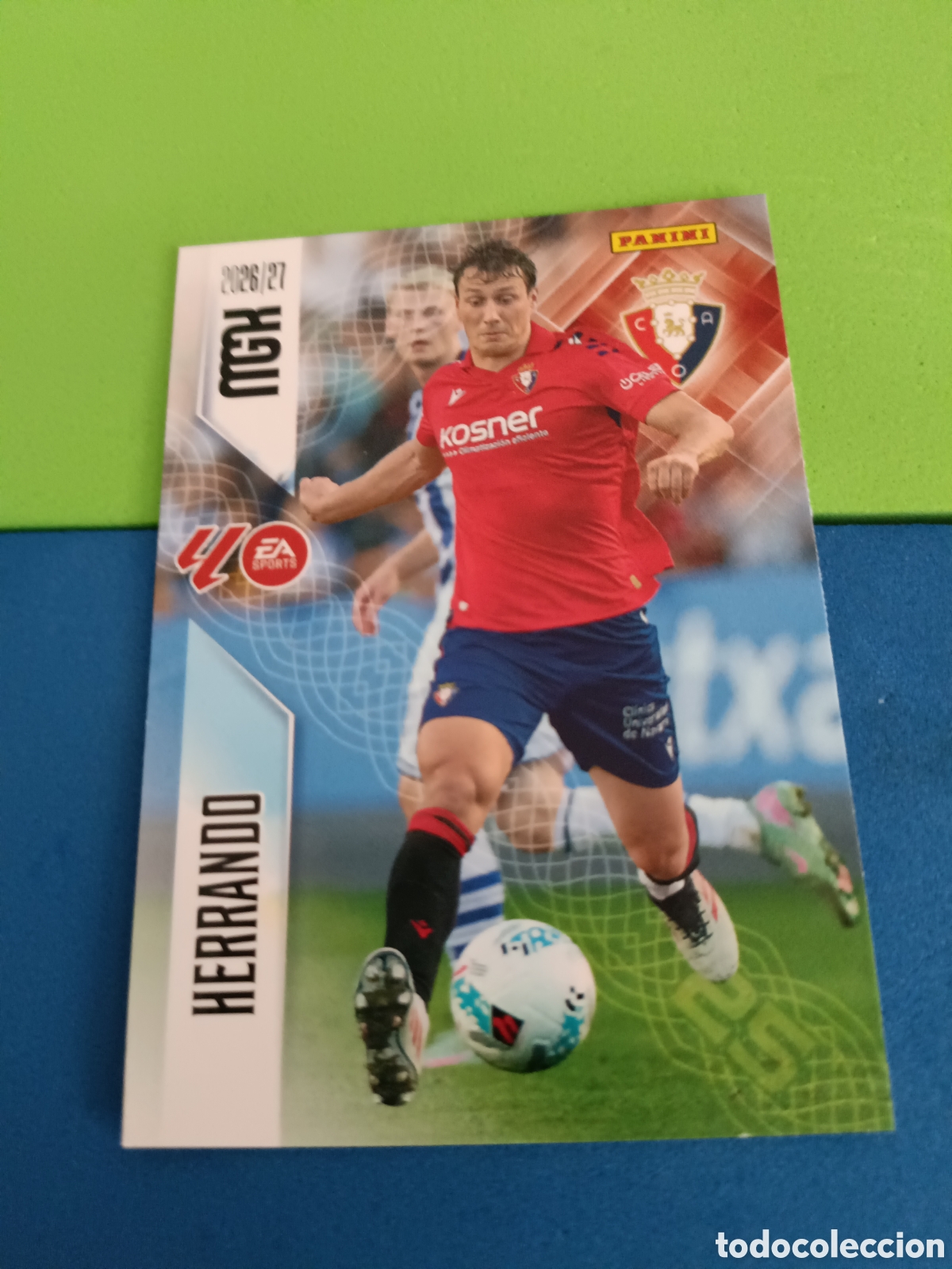 Cromos de f&uacute;tbol: PANINI 2026 2027 MGK MEGACRACKS 25 Aniversario - Osasuna 259 Herrando