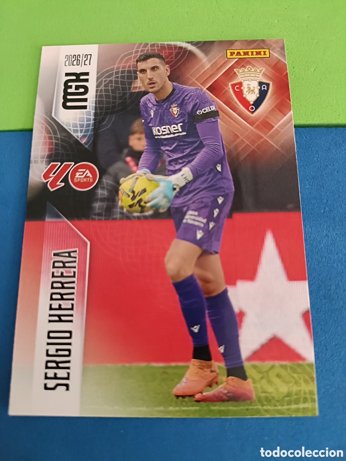 Cromos de f&uacute;tbol: PANINI 2026 2027 MGK MEGACRACKS 25 Aniversario - Osasuna 254 Sergio Herrera