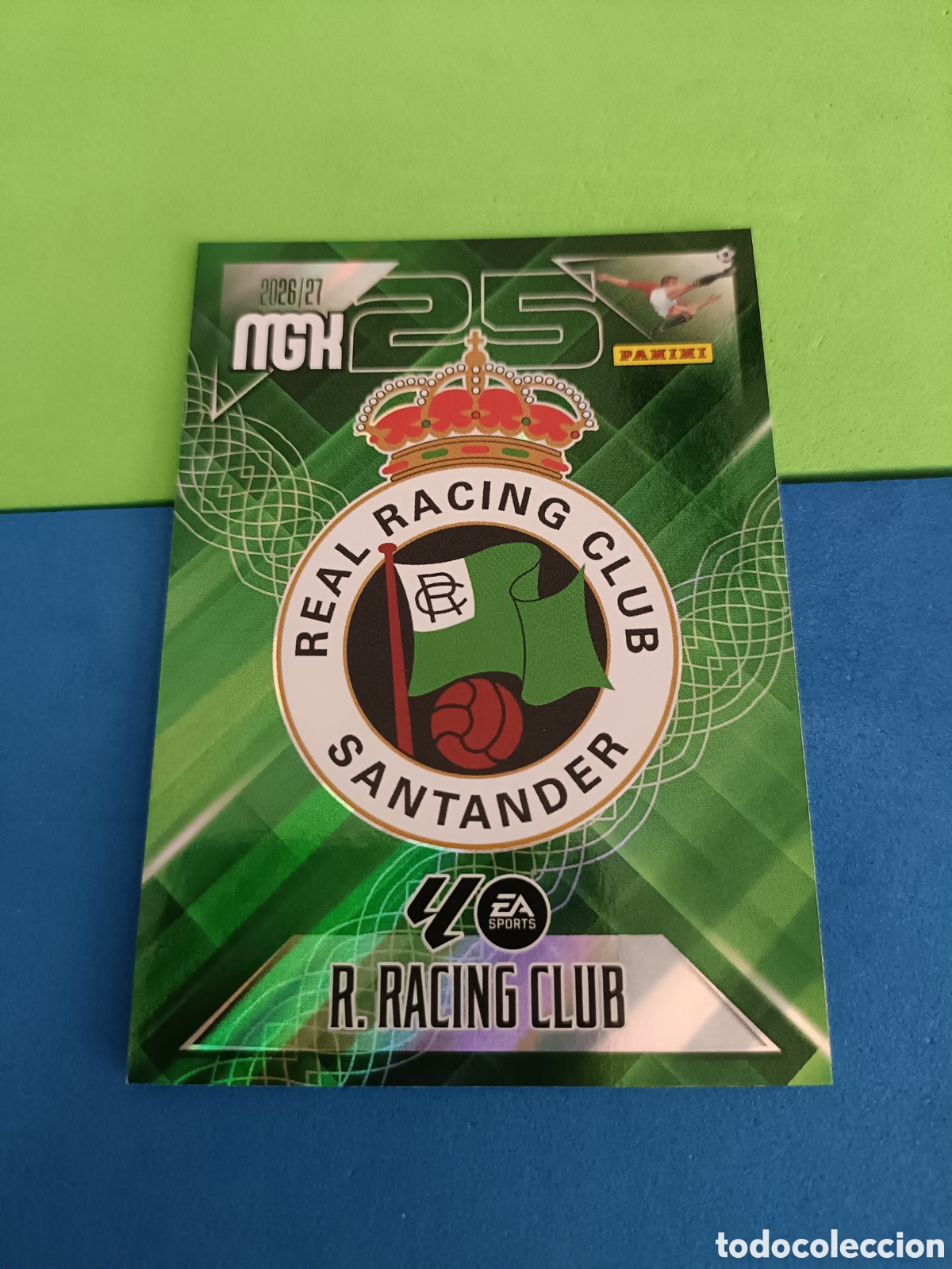 Cromos de f&uacute;tbol: PANINI 2026 2027 MGK MEGACRACKS 25 Aniversario - Racing Santander 271 Escudo