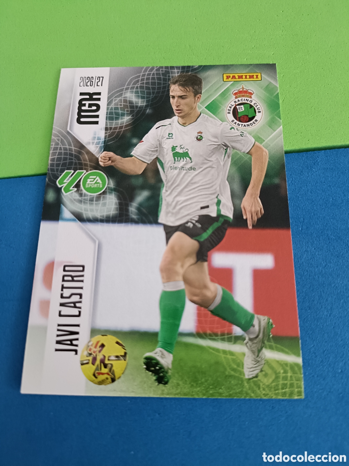 Cromos de f&uacute;tbol: PANINI 2026 2027 MGK MEGACRACKS 25 Aniversario - Racing Santander 277 Javi Castro