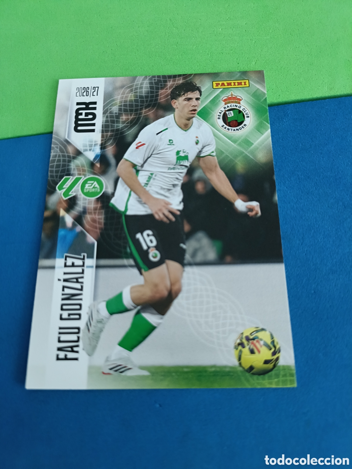 Cromos de f&uacute;tbol: PANINI 2026 2027 MGK MEGACRACKS 25 Aniversario - Racing Santander 276 Facu Gonz&aacute;lez