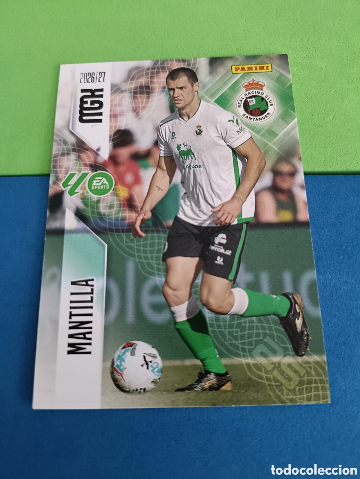 Cromos de f&uacute;tbol: PANINI 2026 2027 MGK MEGACRACKS 25 Aniversario - Racing Santander 274 Mantilla