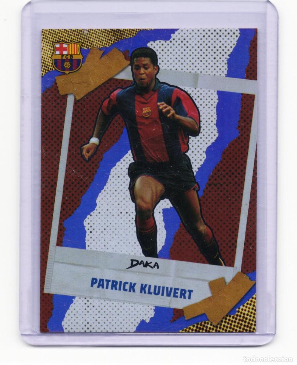 Cromos de f&uacute;tbol: Kluivert Barcelona Daka Numerada 83/ 175