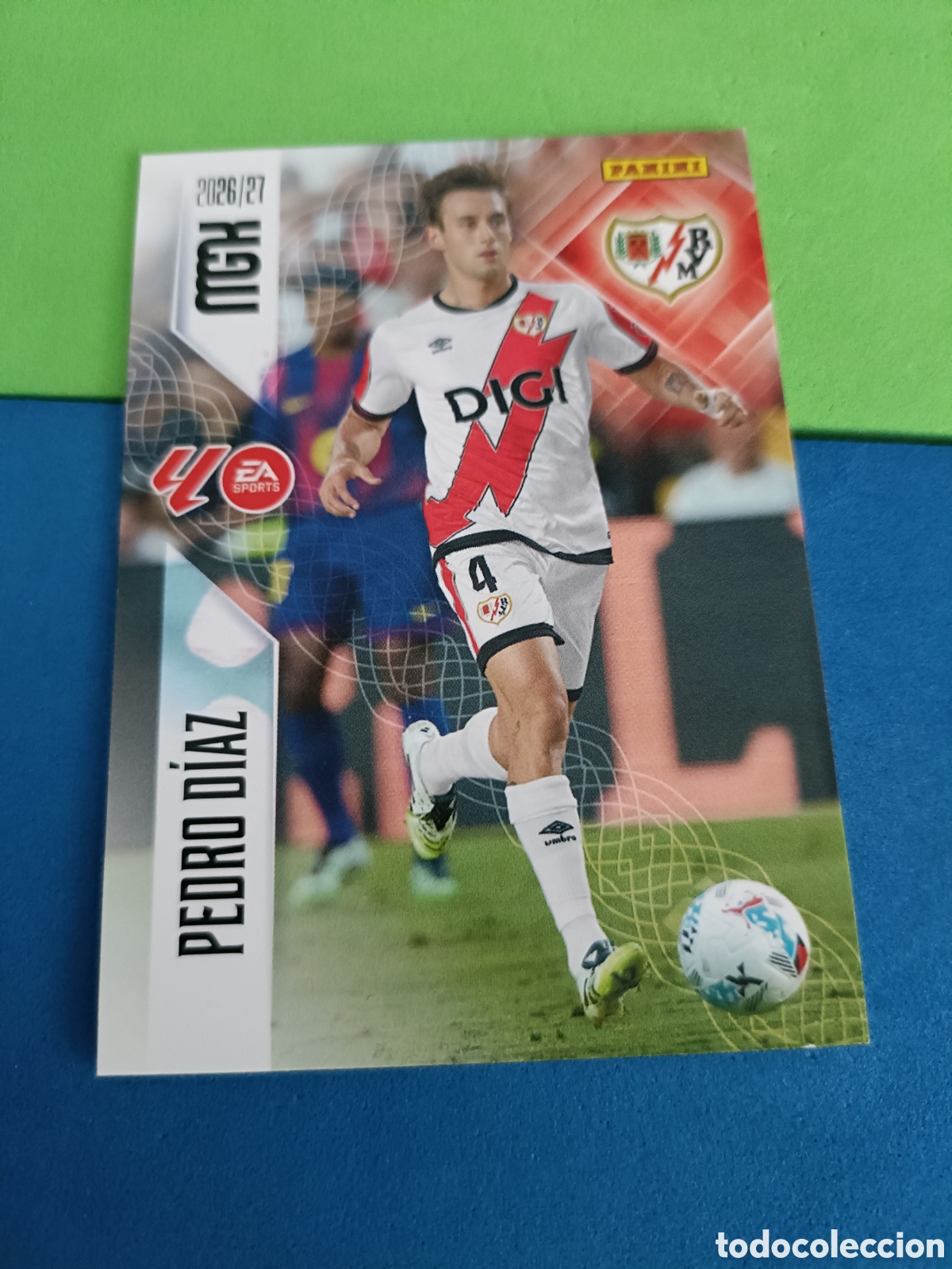 Cromos de f&uacute;tbol: PANINI 2026 2027 MGK MEGACRACKS 25 Aniversario - Rayo Vallecano 298 Pedro D&iacute;az