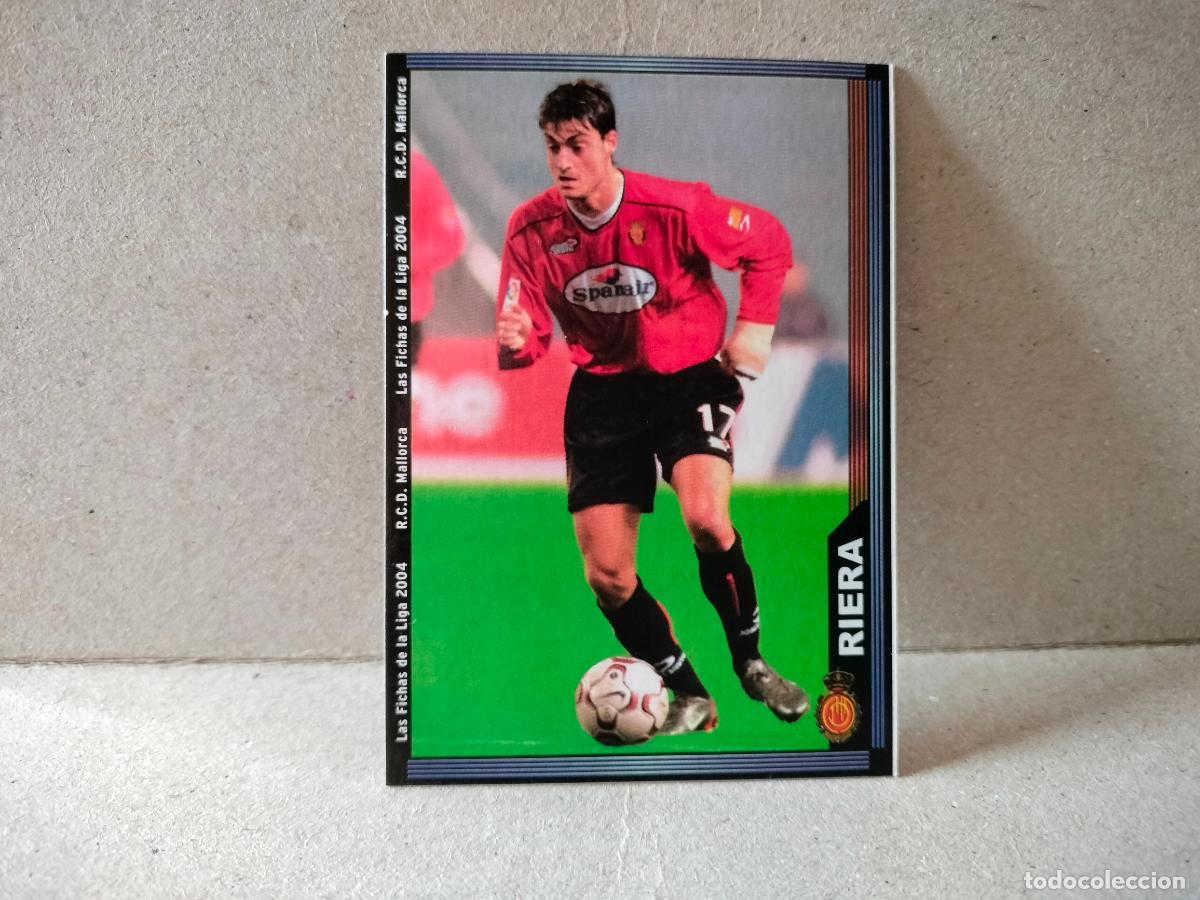 Cromos de f&uacute;tbol: CROMO FUTBOL LAS FICHAS DE LA LIGA MALLORCA 2003 2004 RIERA NUMERO 233