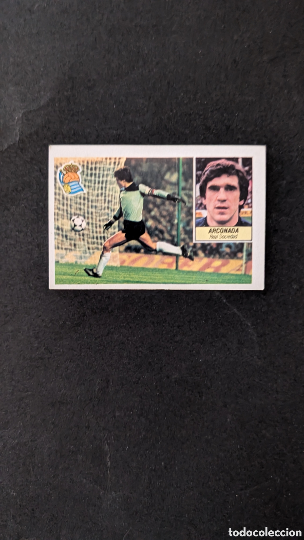 Fu&szlig;ball-Sticker: L1 ARCONADA REAL SOCIEDAD LIGA ESTE 1984/85 84 85 NUNCA PEGADO SIN PEGAR