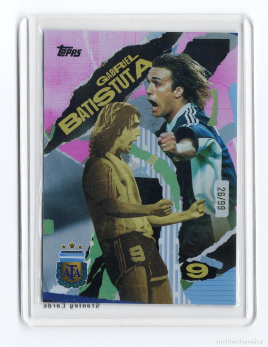 Cromos de f&uacute;tbol: Gabriel Batistuta Argentina Team Set Topps 2024 26 /199
