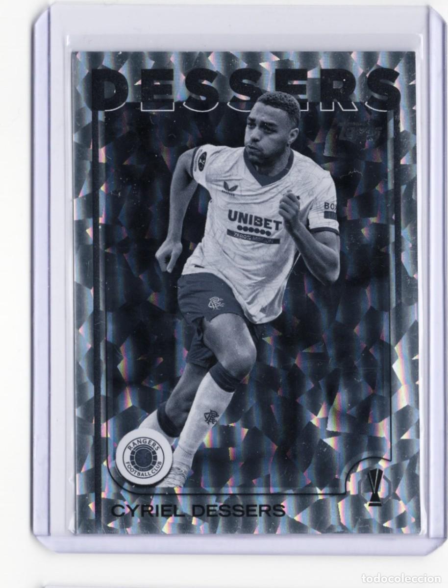 Cromos de f&uacute;tbol: Cyriel Dessers Rangers Chrome UEFA 2024 Numerada 119 /150