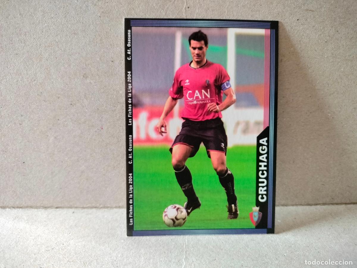 Cromos de f&uacute;tbol: CROMO FUTBOL LAS FICHAS DE LA LIGA OSASUNA 2003 2004 CRUCHAGA NUMERO 276