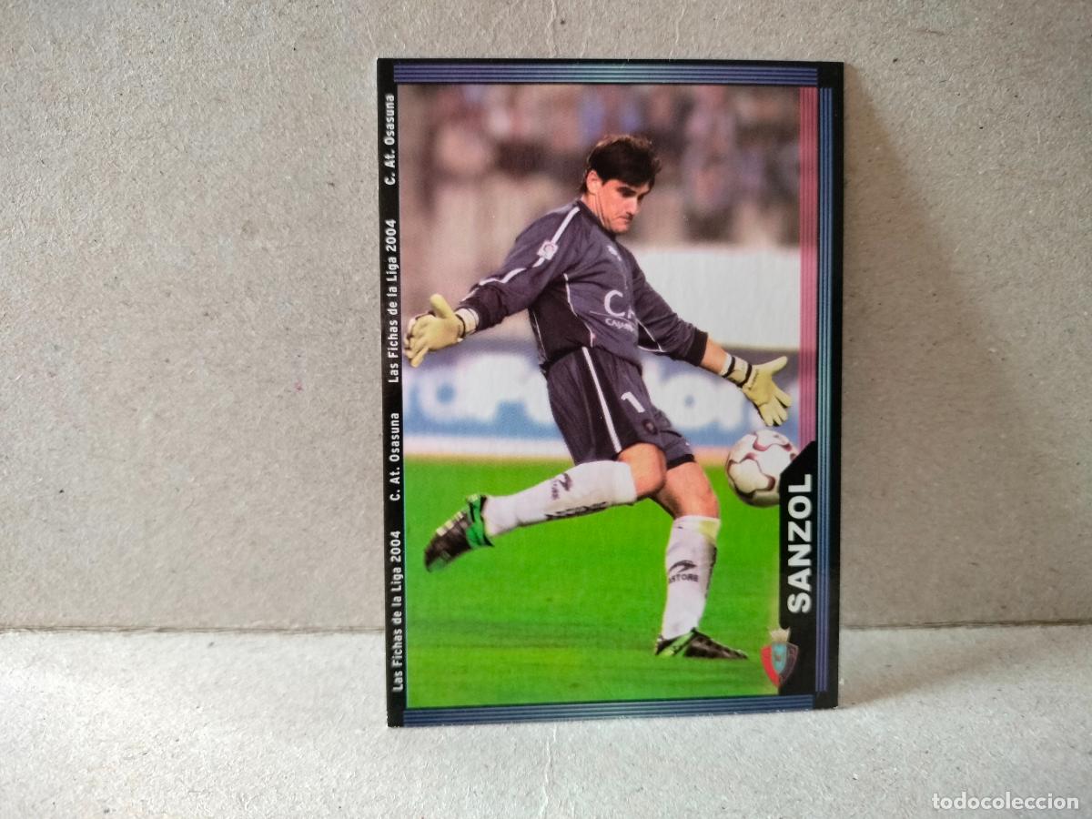 Cromos de f&uacute;tbol: CROMO FUTBOL LAS FICHAS DE LA LIGA OSASUNA 2003 2004 SANZOL NUMERO 274
