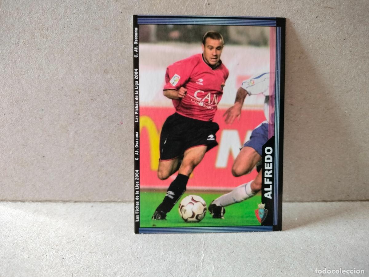 Cromos de f&uacute;tbol: CROMO FUTBOL LAS FICHAS DE LA LIGA OSASUNA 2003 2004 ALFREDO NUMERO 280