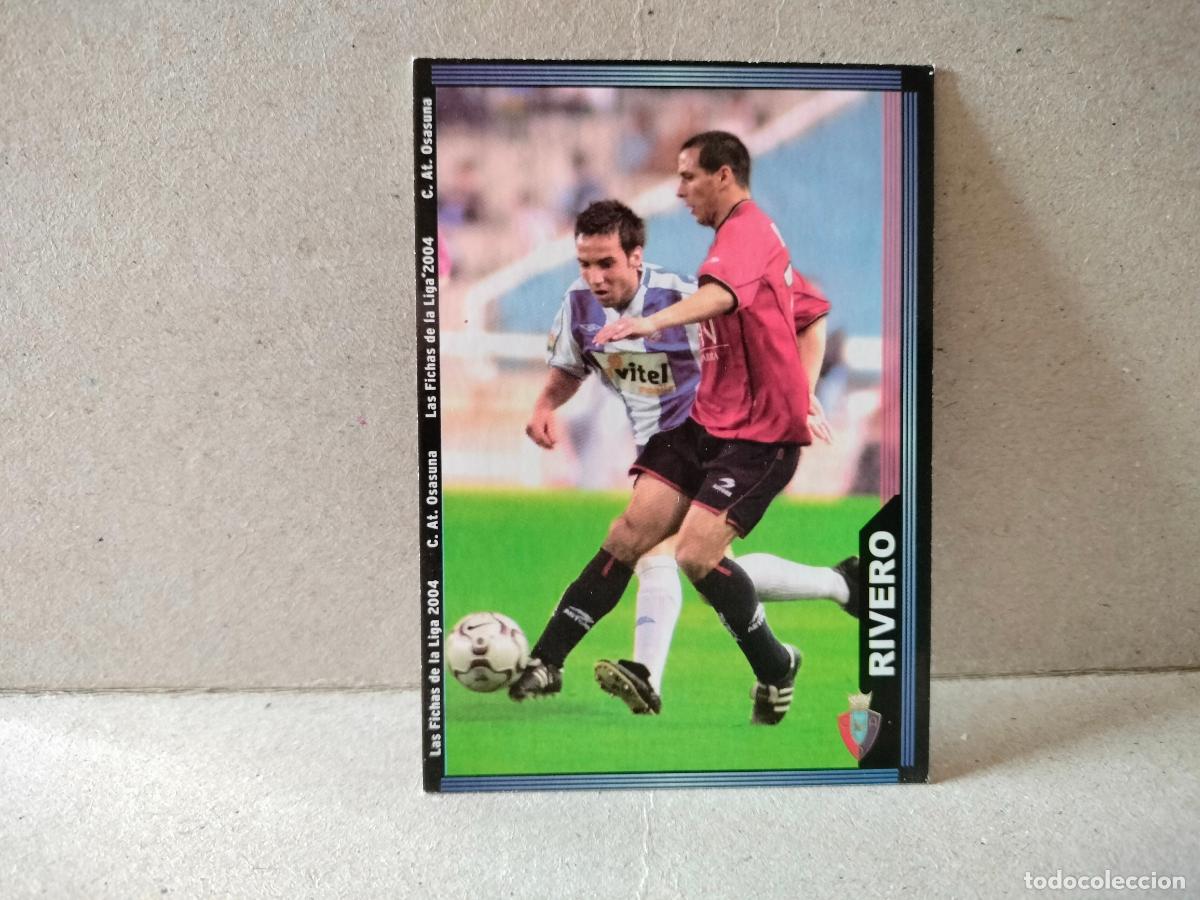Cromos de f&uacute;tbol: CROMO FUTBOL LAS FICHAS DE LA LIGA OSASUNA 2003 2004 RIVERO NUMERO 282
