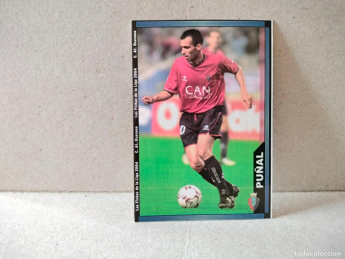 Cromos de f&uacute;tbol: CROMO FUTBOL LAS FICHAS DE LA LIGA OSASUNA 2003 2004 PU&Ntilde;AL NUMERO 283
