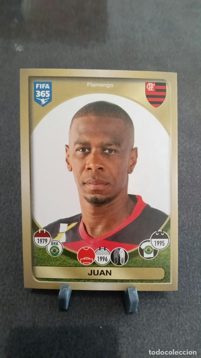 Cromos de f&uacute;tbol: Juan 601 Flamengo 2016 2017 Fifa 365 Sin Pegar