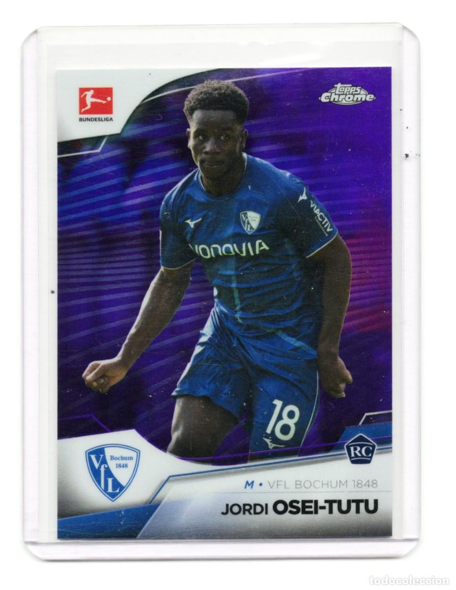 Cromos de f&uacute;tbol: Jordi Osei-Tutu Bochum Rookie RC Numerada 34 /299