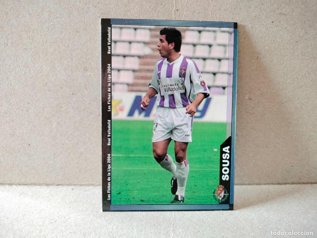 Cromos de f&uacute;tbol: CROMO FUTBOL LAS FICHAS DE LA LIGA VALLADOLID 2003 2004 SOUSA NUMERO 361
