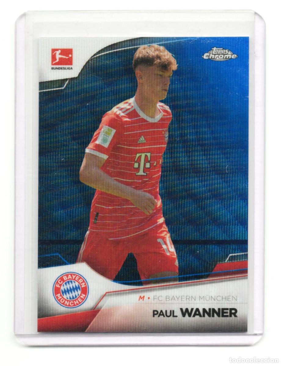 Cromos de f&uacute;tbol: Pau&ntilde; Wanner Bayern Munich Topps Chrome Numerada 143 /180