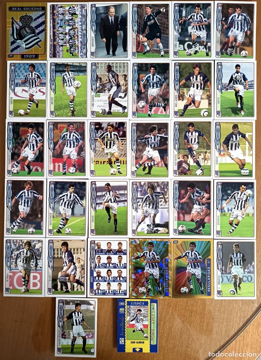 Cromos de f&uacute;tbol: REAL SOCIEDAD. LAS FICHAS DE LA LIGA 2005. MUNDICROMO