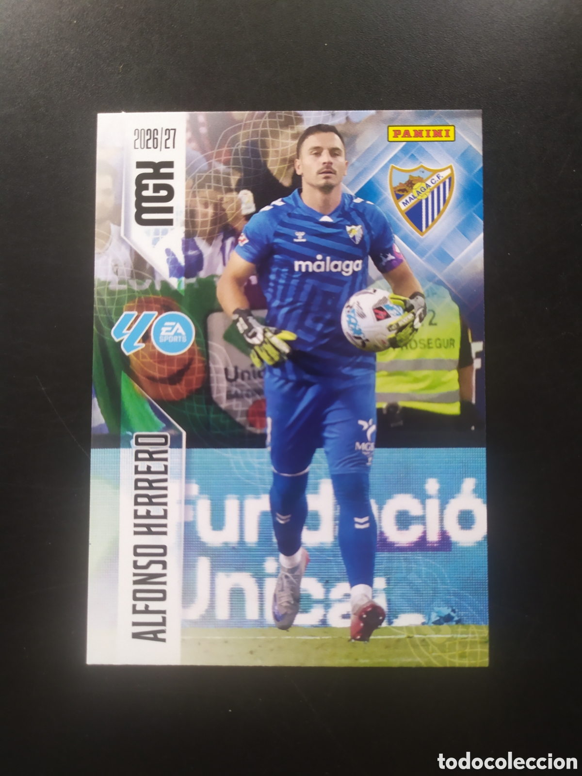 Cromos de f&uacute;tbol: Megacracks 2026 2027 26 27 panini Alfonso Herrero n&deg; 236 M&aacute;laga