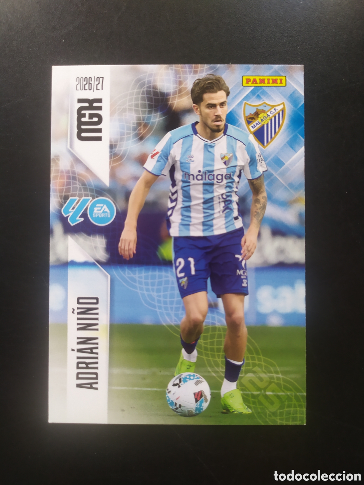 Cromos de f&uacute;tbol: Megacracks 2026 2027 26 27 panini Adri&aacute;n Ni&ntilde;o n&deg; 250 M&aacute;laga