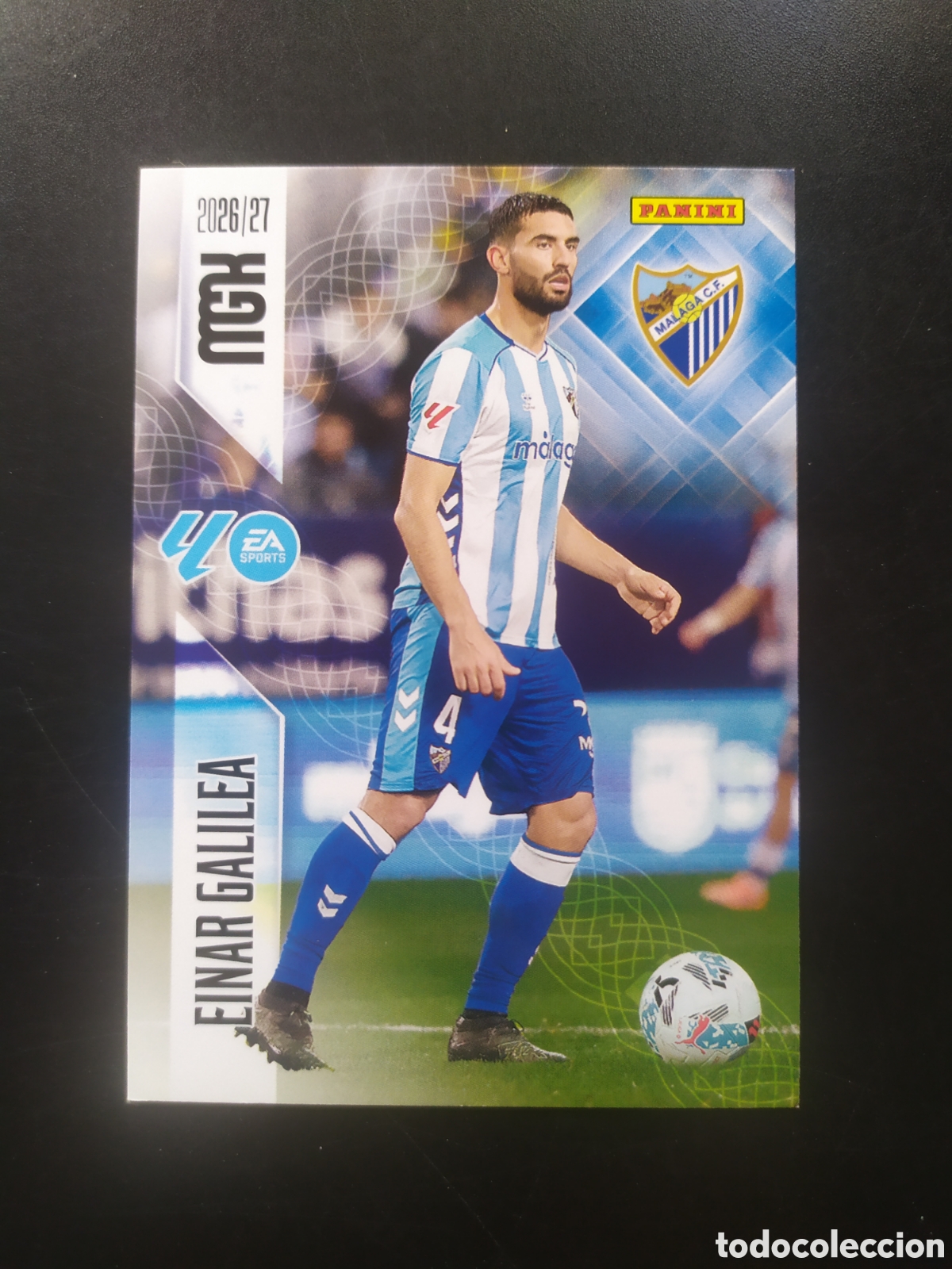 Cromos de f&uacute;tbol: Megacracks 2026 2027 26 27 panini Einar Galilea n&deg; 241 M&aacute;laga
