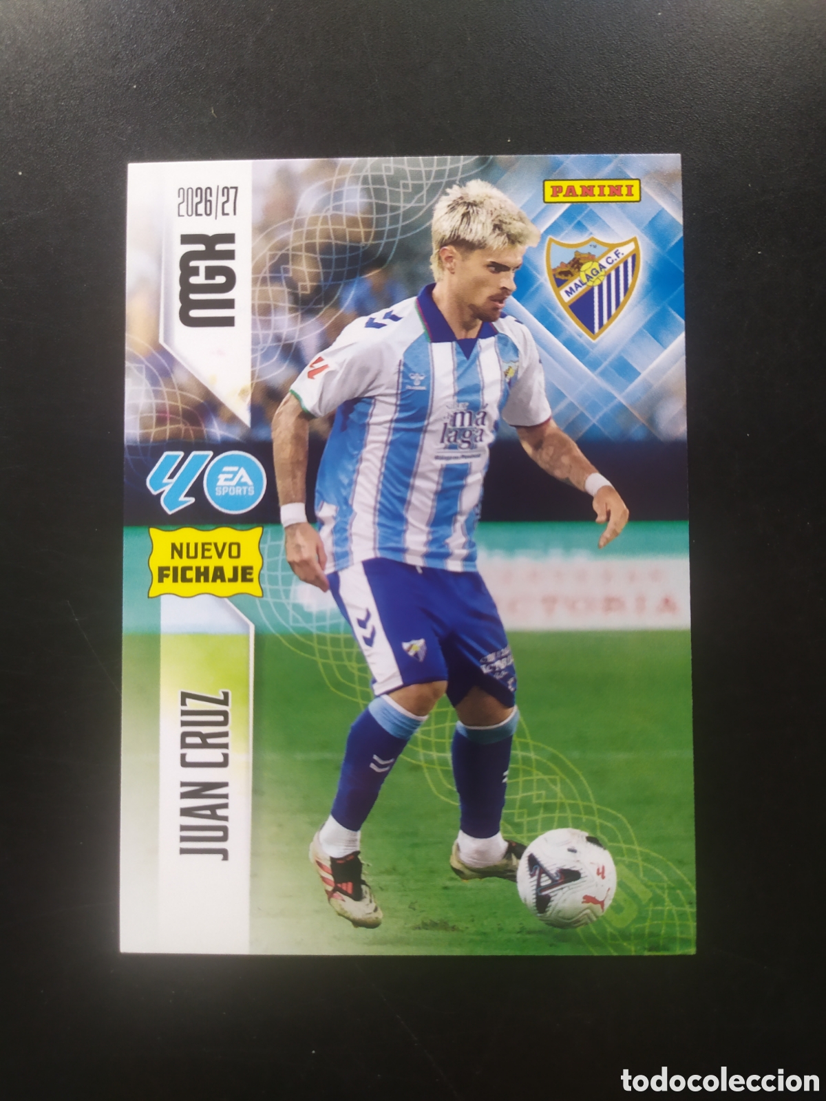 Cromos de f&uacute;tbol: Megacracks 2026 2027 26 27 panini Juan Cruz fichaje n&deg; 458 M&aacute;laga
