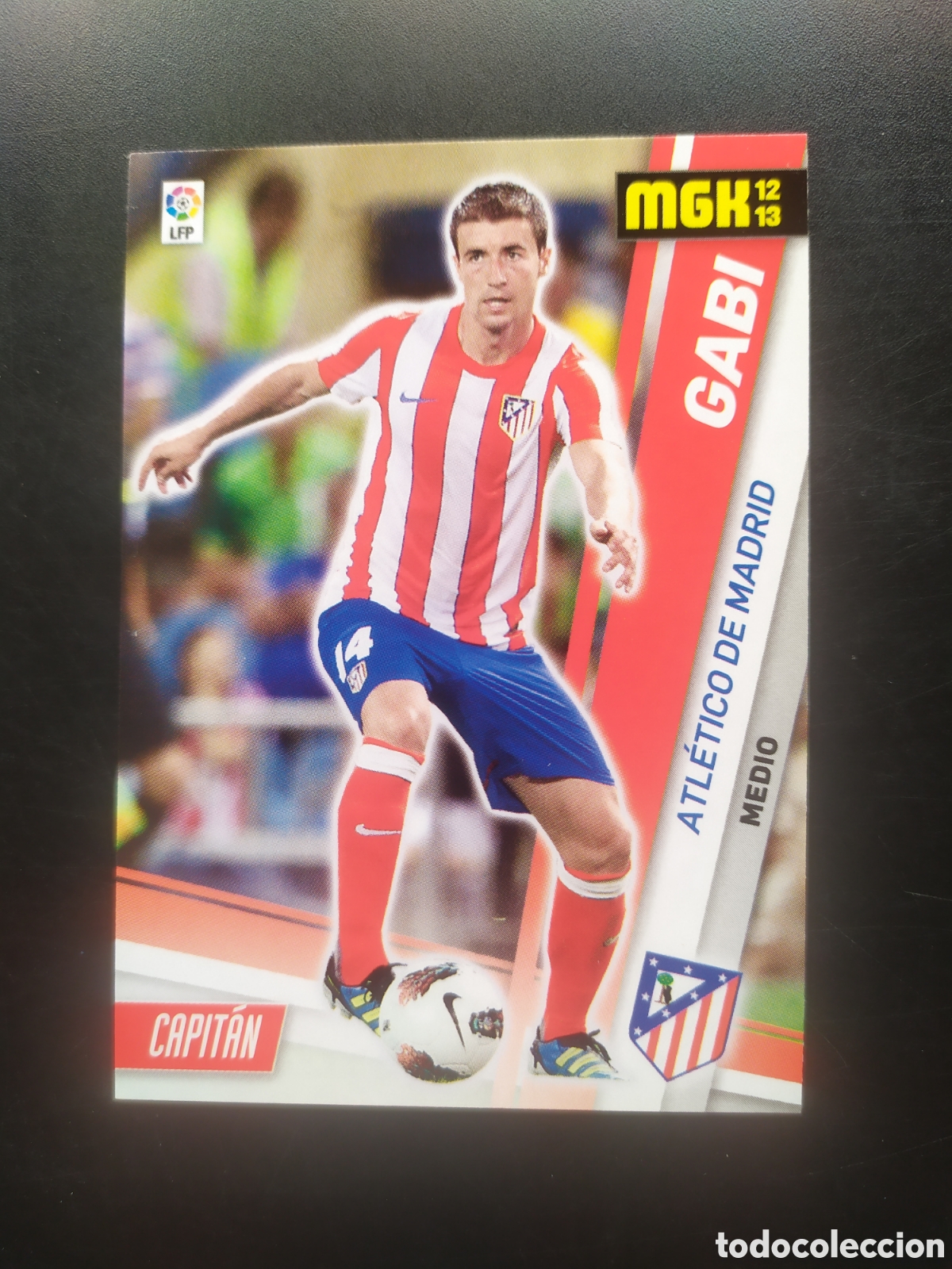 Cromos de f&uacute;tbol: Megacracks 2012 2013 12 13 panini Gabi n&deg; 27 Atl&eacute;tico Madrid