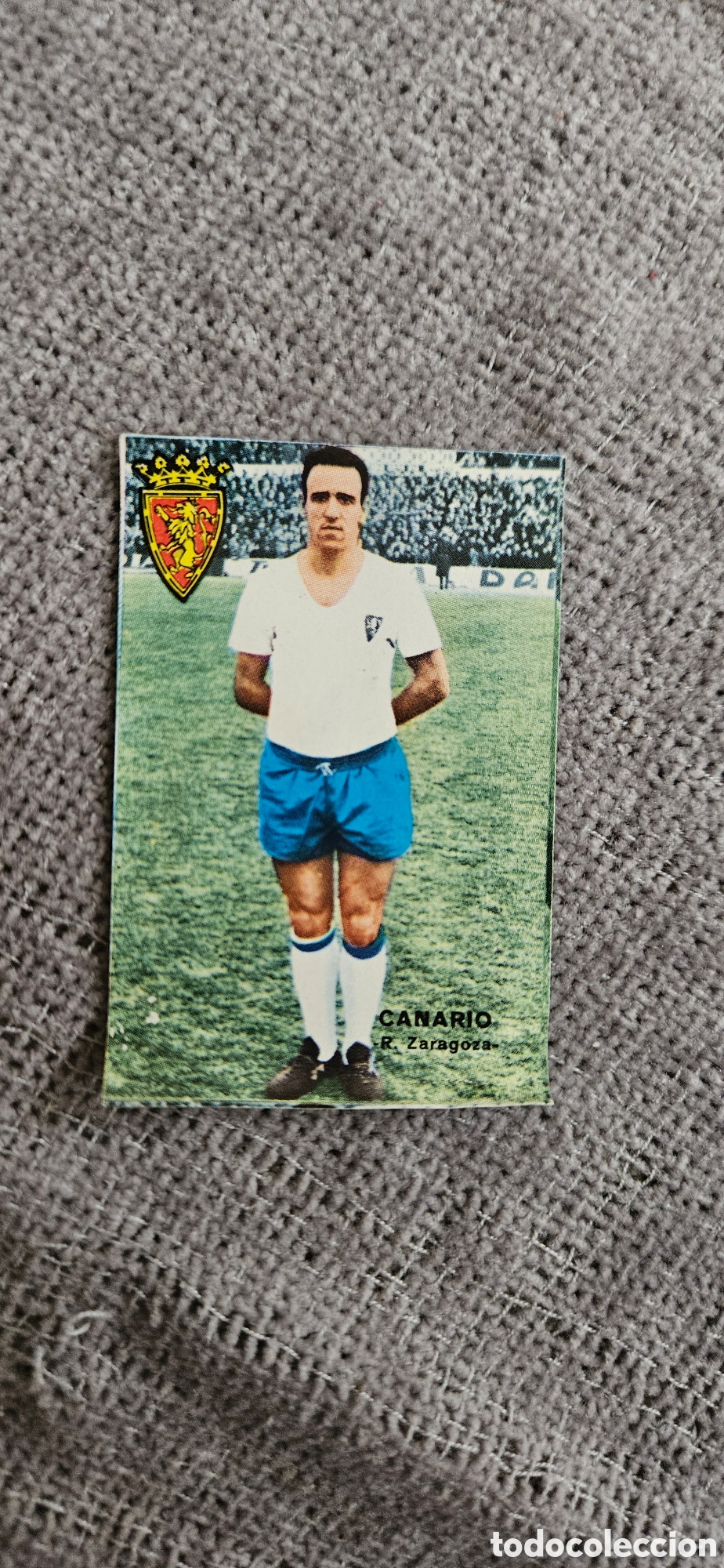 Cromos de f&uacute;tbol: Canario zaragoza disgra 1967 1968 fher campeonato de liga despegado