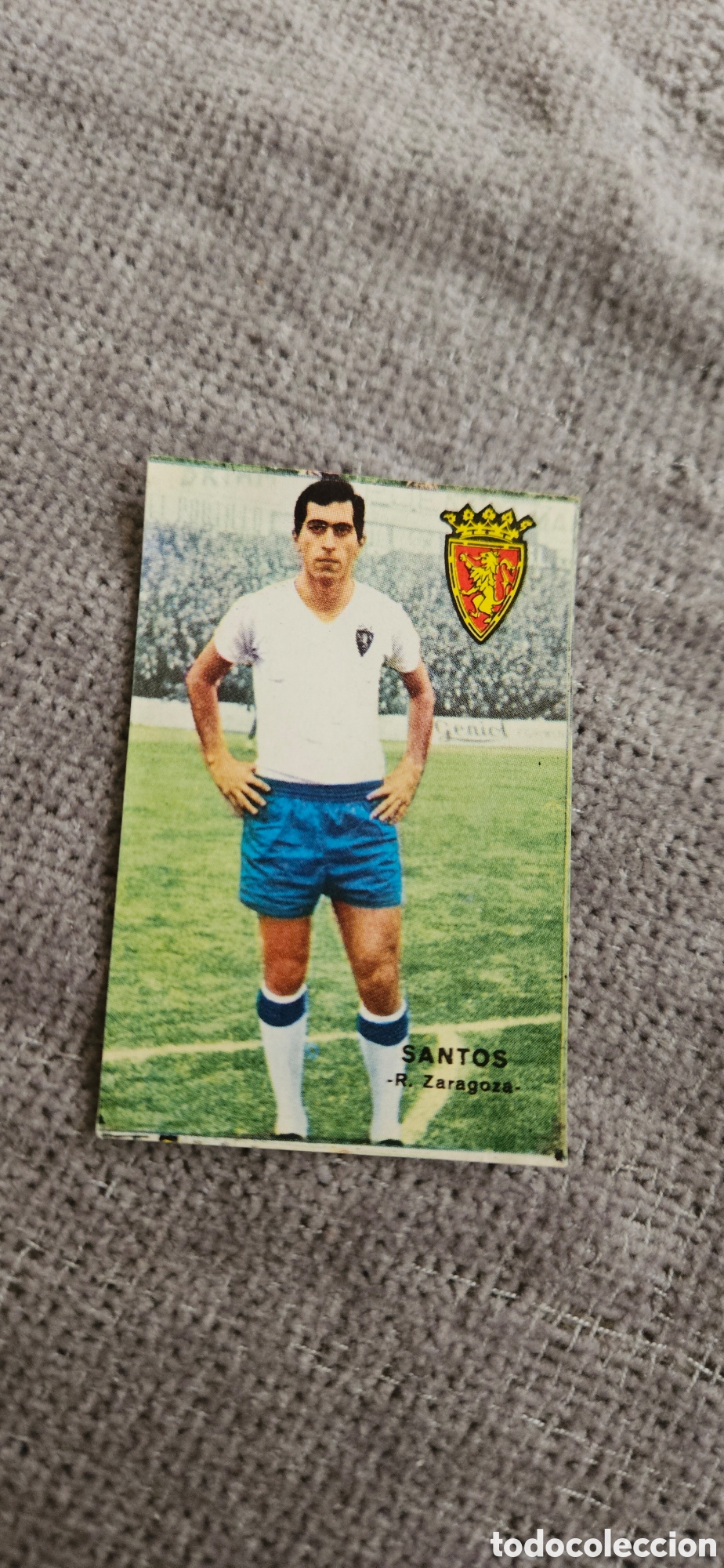 Cromos de f&uacute;tbol: Santos zaragoza disgra 1967 1968 fher campeonato de liga despegado