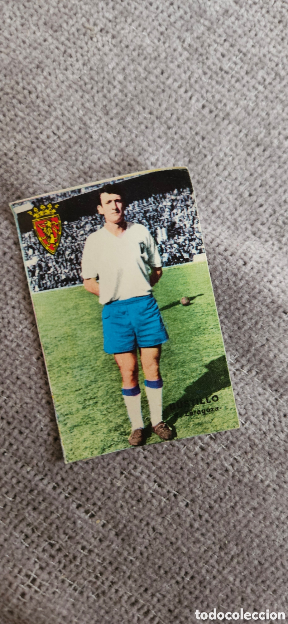 Cromos de f&uacute;tbol: Bustillo Zaragoza zaragoza disgra 1967 1968 fher campeonato de liga despegado