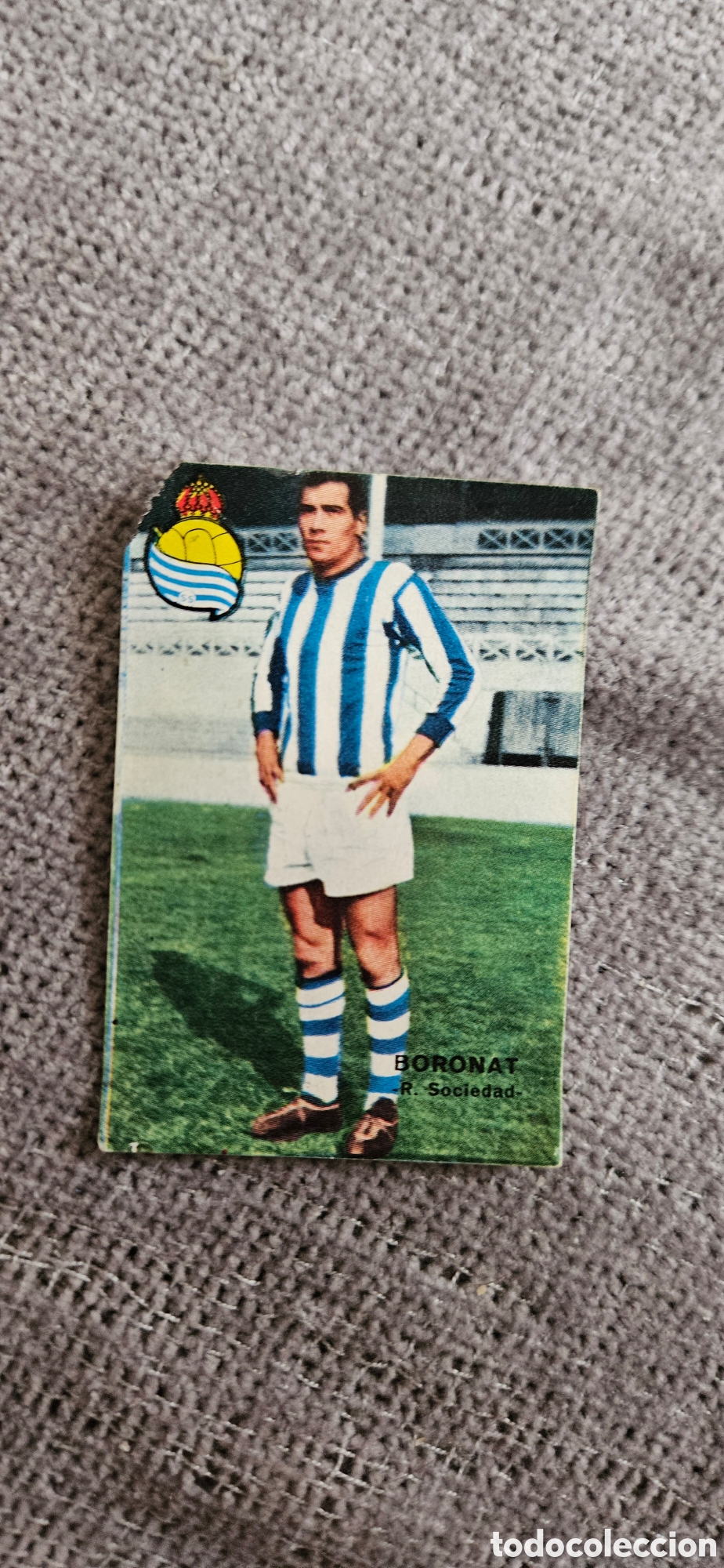 Cromos de f&uacute;tbol: Boronat real sociedad zaragoza disgra 1967 1968 fher campeonato de liga despegado
