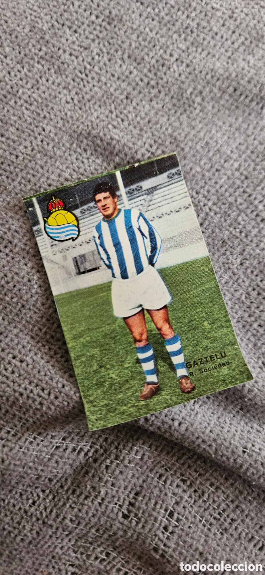 Cromos de f&uacute;tbol: Gaztelu eal sociedad zaragoza disgra 1967 1968 fher campeonato de liga despegado