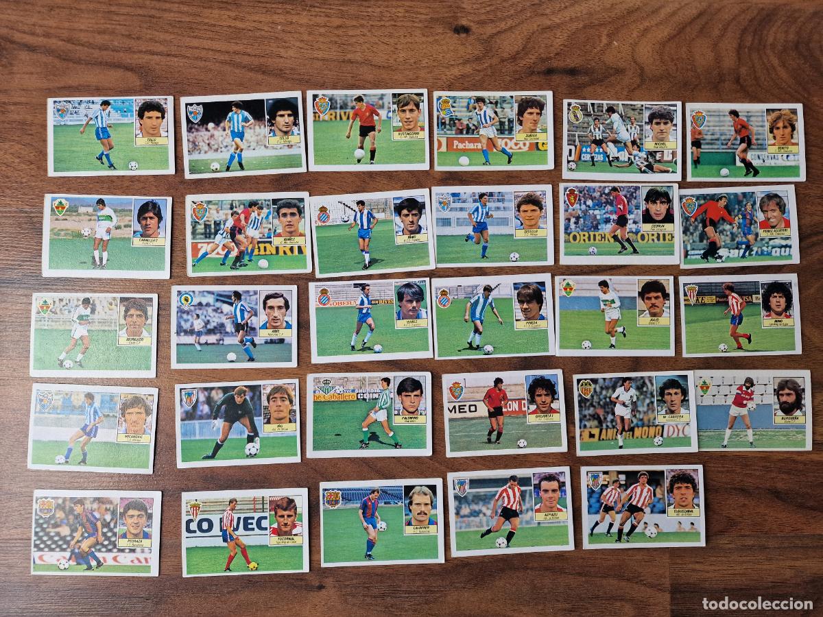 Cromos de f&uacute;tbol: LOTE &Uacute;LTIMOS FICHAJES 84 85 EDITORIAL ESTE
