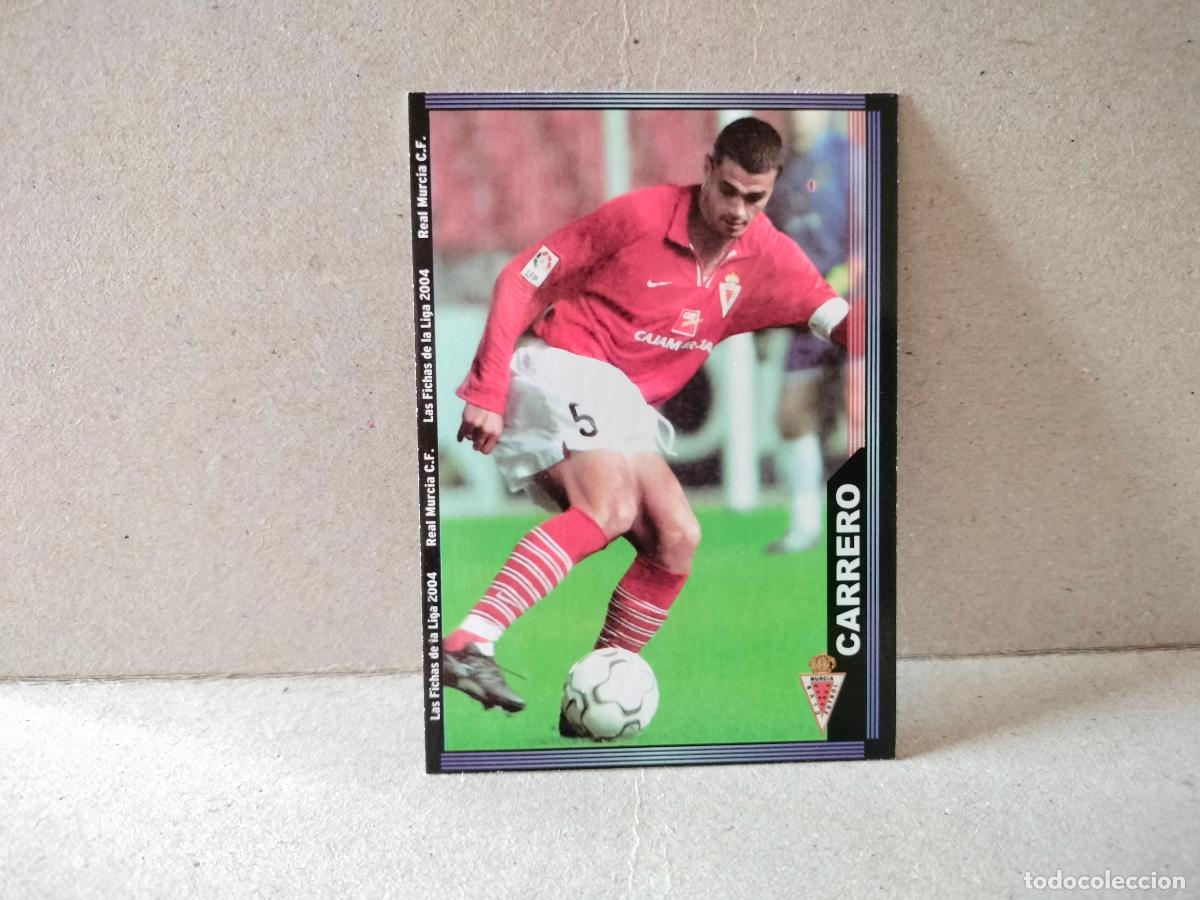 Cromos de f&uacute;tbol: CROMO FUTBOL LAS FICHAS DE LA LIGA MURCIA 2003 2004 CARRERO NUMERO 470