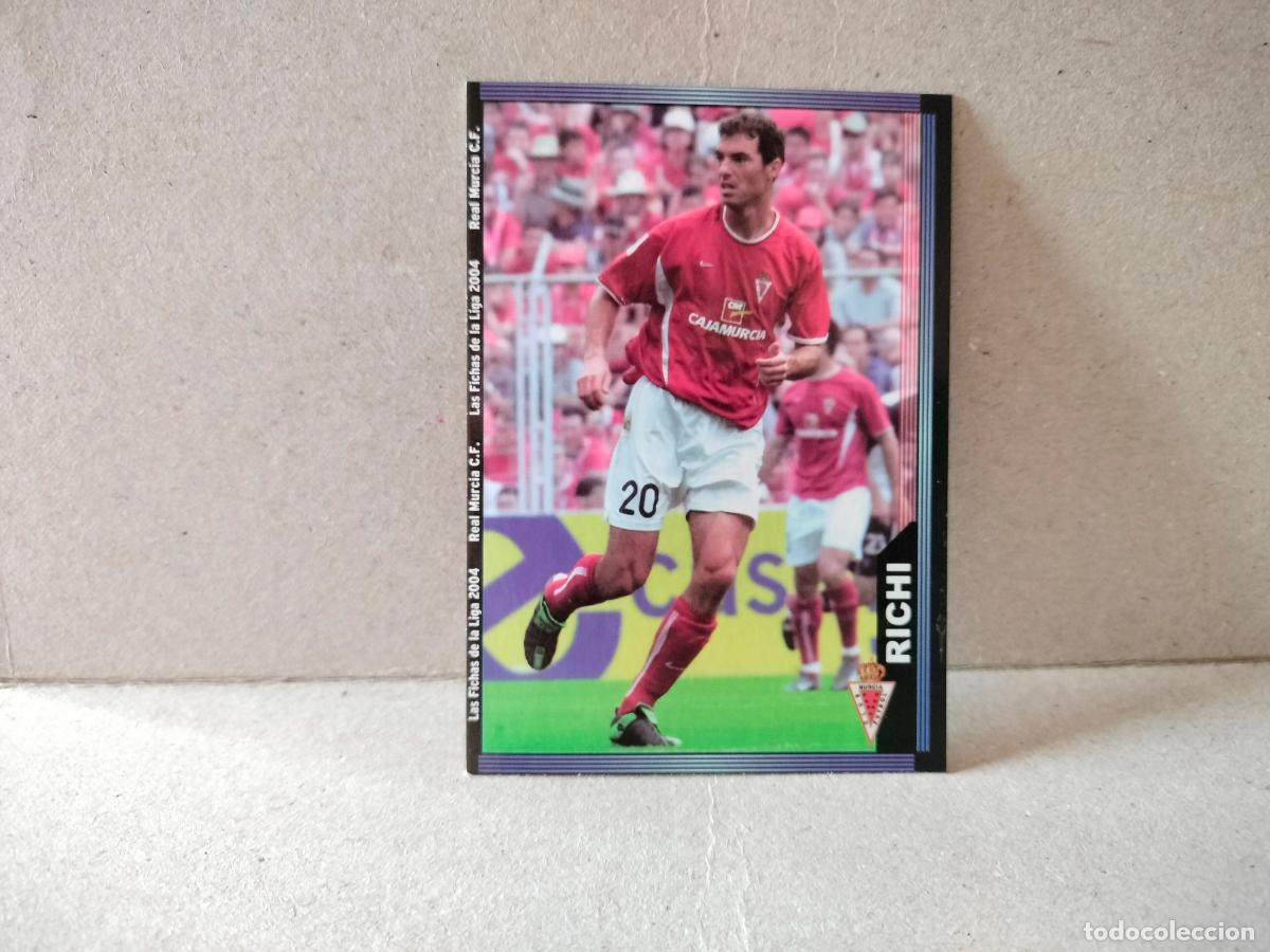 Cromos de f&uacute;tbol: CROMO FUTBOL LAS FICHAS DE LA LIGA MURCIA 2003 2004 RICHI NUMERO 482