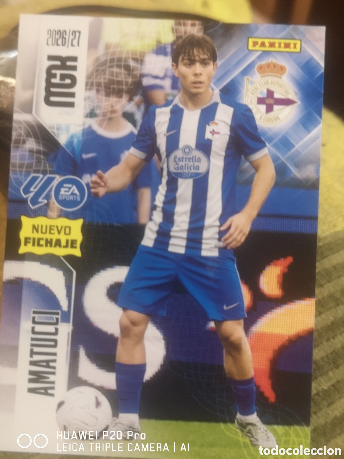 Cromos de f&uacute;tbol: MEGACRACKS 2026 2027 2026 27 AMATUCCI NUEVO FICHAJE 452 - DEPORTIVO