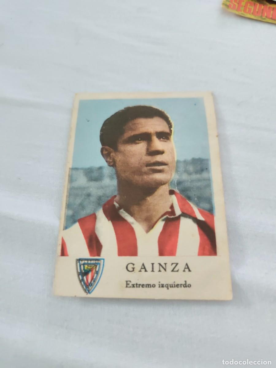 Cromos de f&uacute;tbol: Cromo futbol Gainza At. Bilbao CHOCOLATES ABC.