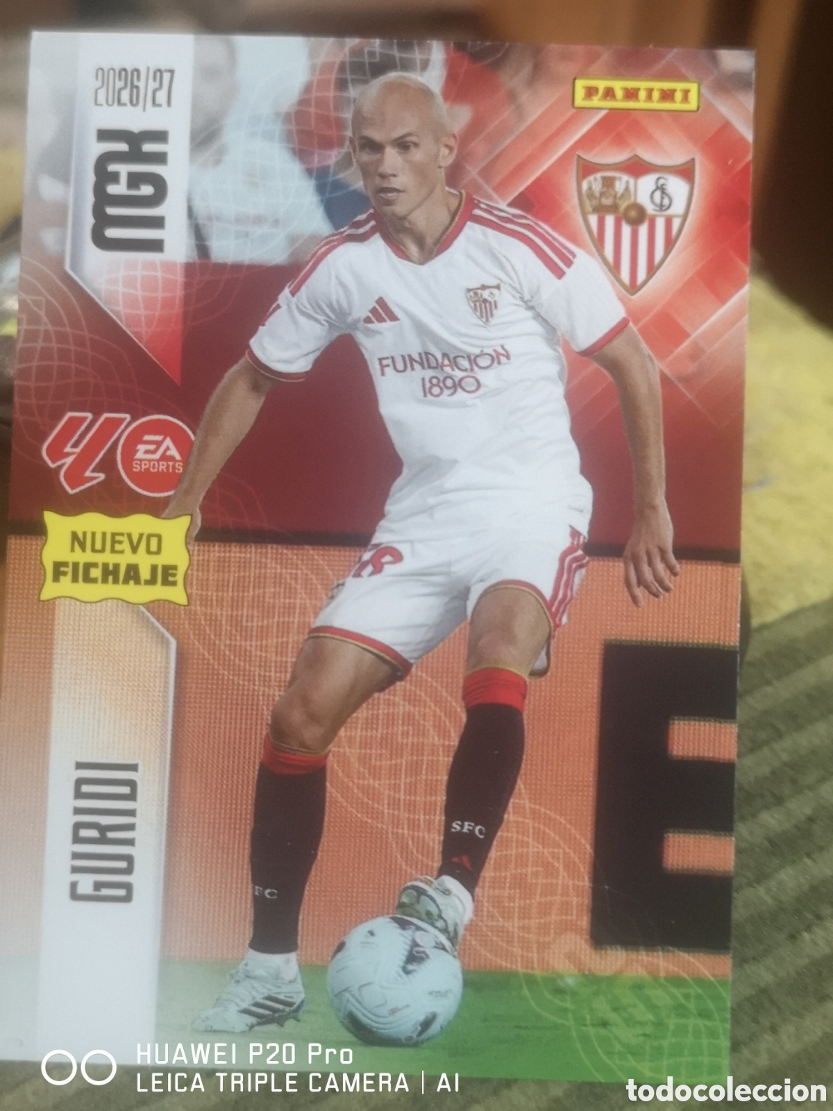 Cromos de f&uacute;tbol: MEGACRACKS 2026 2027 2026 27 GURIDI NUEVO FICHAJE 461 - SEVILLA