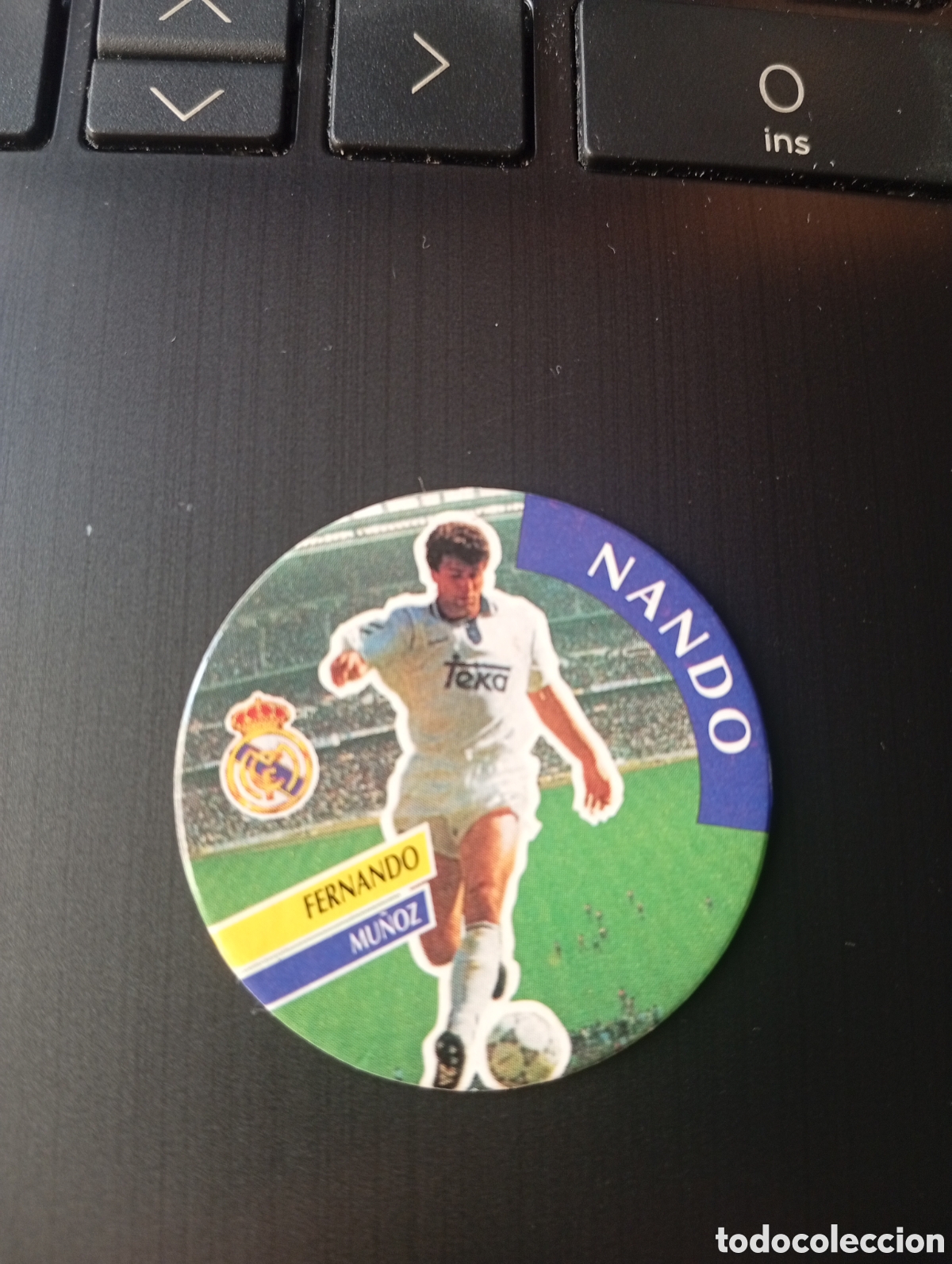 Cromos de f&uacute;tbol: CROMO - TAZO - CAPS DIARIO AS N &ordm; 101 - NANDO - REAL MADRID FERNANDO MU&Ntilde;OZ