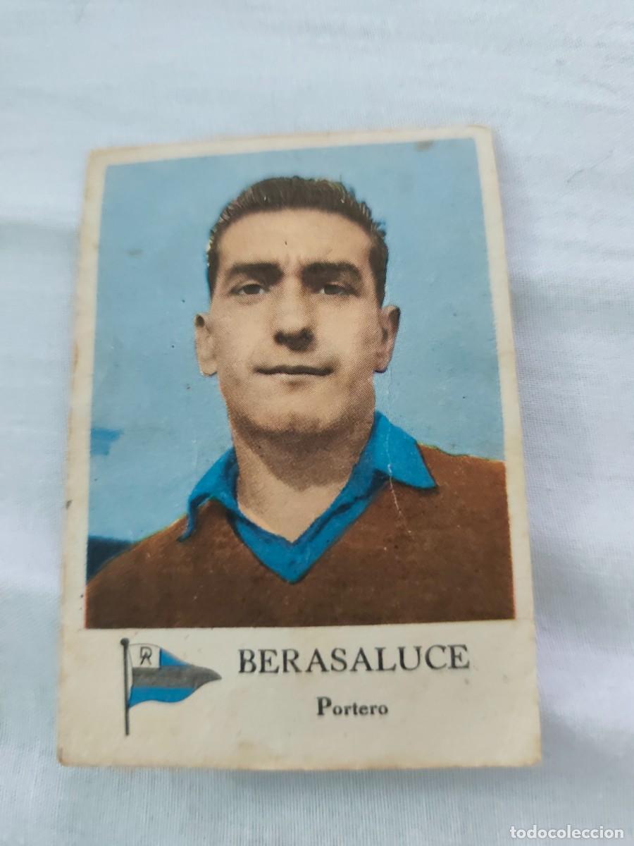 Cromos de f&uacute;tbol: Cromo futbol Berasaluce CHOCOLATES ABC.