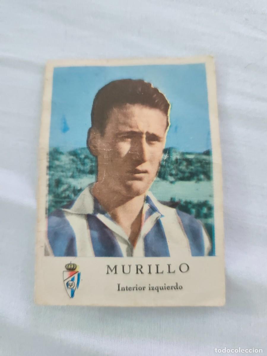 Cromos de f&uacute;tbol: Cromo futbol Murillo Valladolid CHOCOLATES ABC.