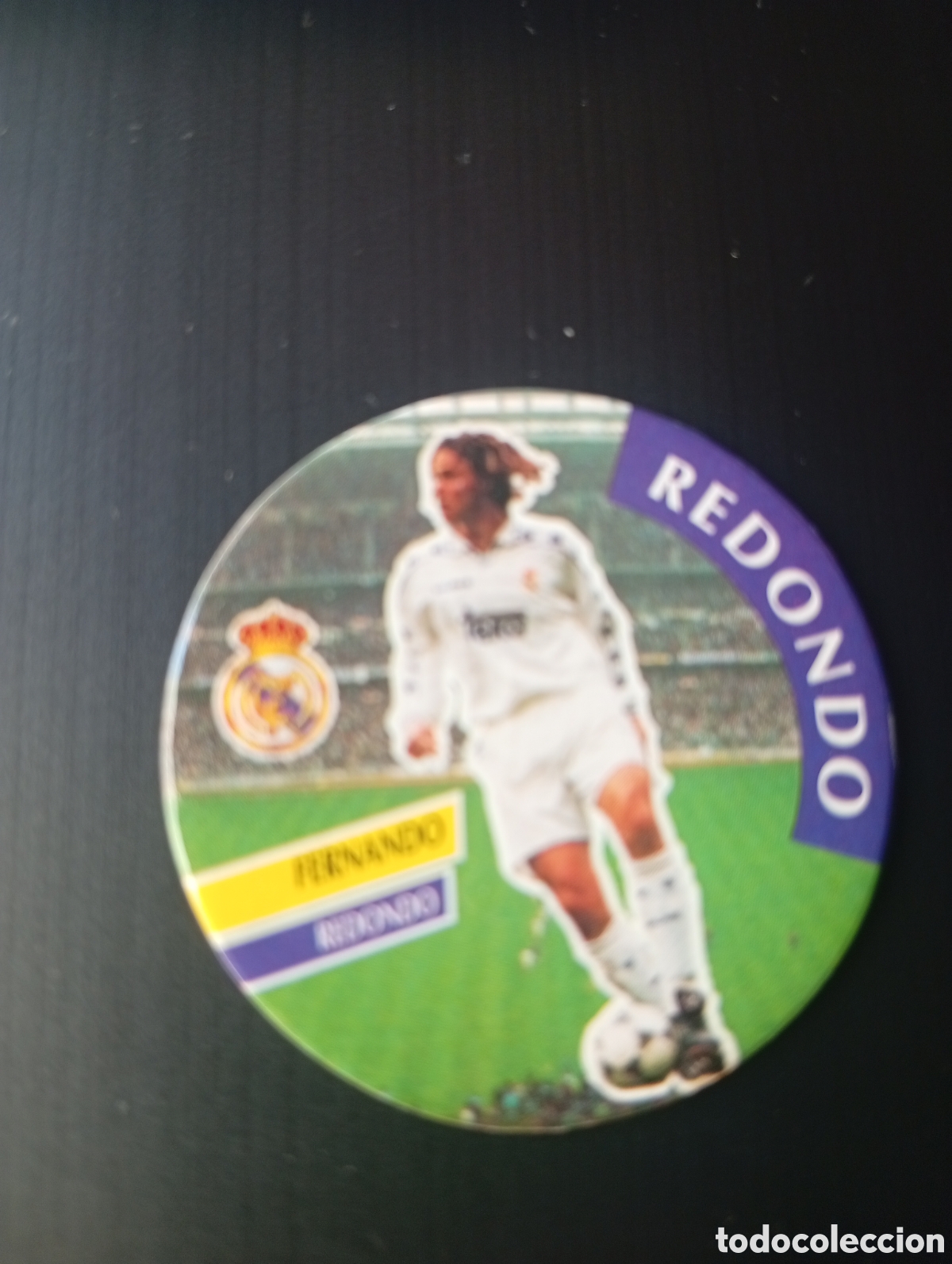 Cromos de f&uacute;tbol: CROMO - TAZO - CAPS DIARIO AS N &ordm; 108 - REDONDO - REAL MADRID
