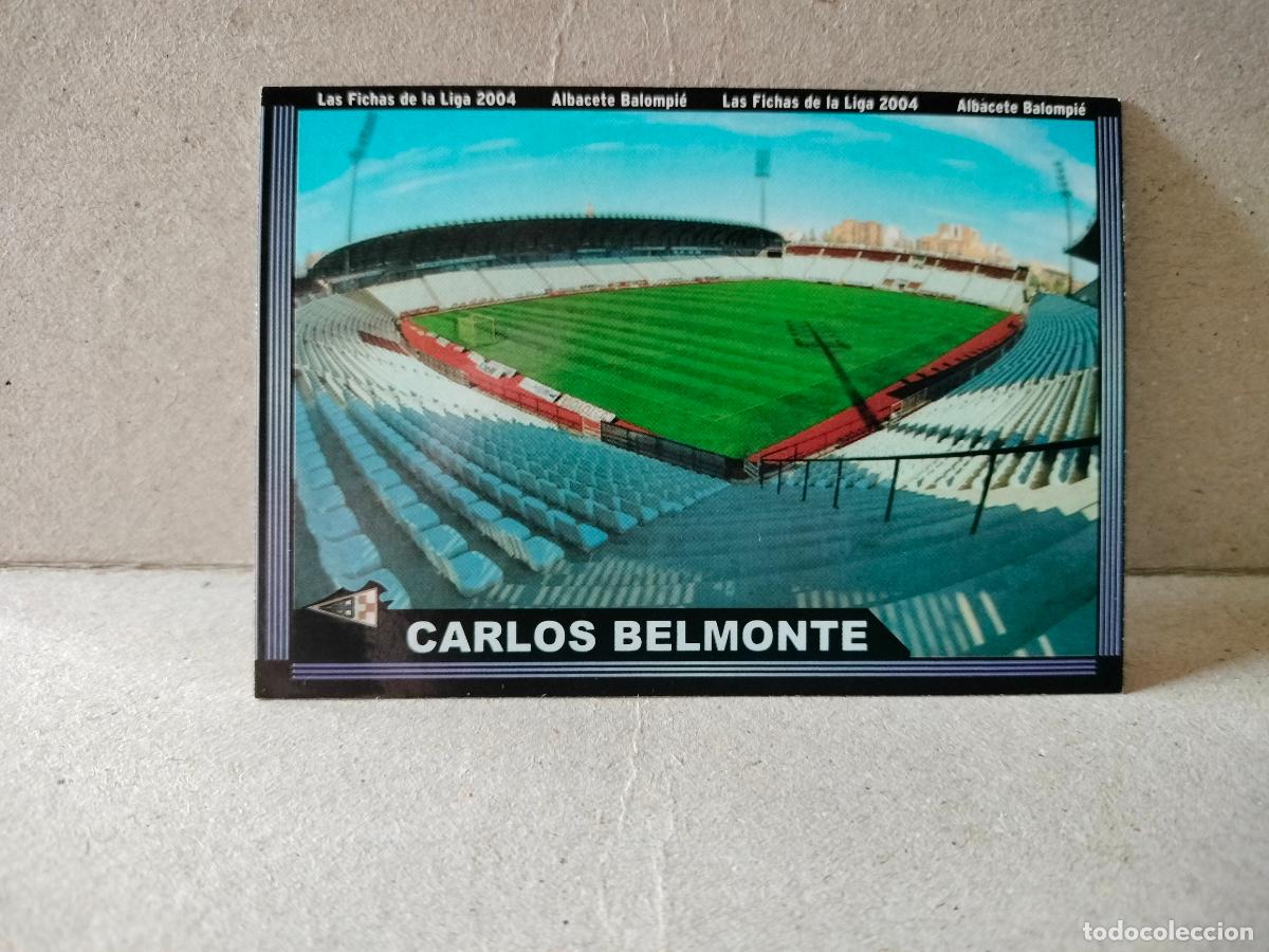 Cromos de f&uacute;tbol: CROMO FUTBOL LAS FICHAS DE LA LIGA ALBACETE 2003 2004 CARLOS BELMONTE NUMERO 515
